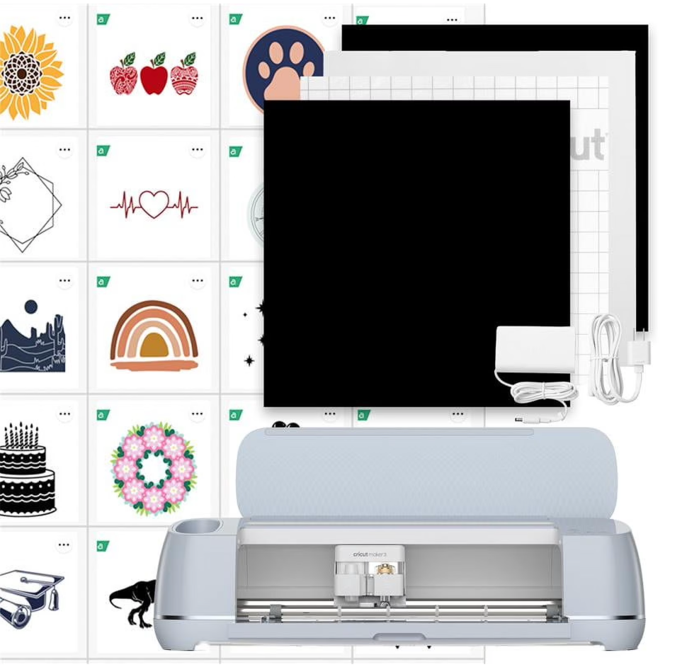 Cricut Maker 3 Smart Cutting Machine, Fog + $50 Digital Content