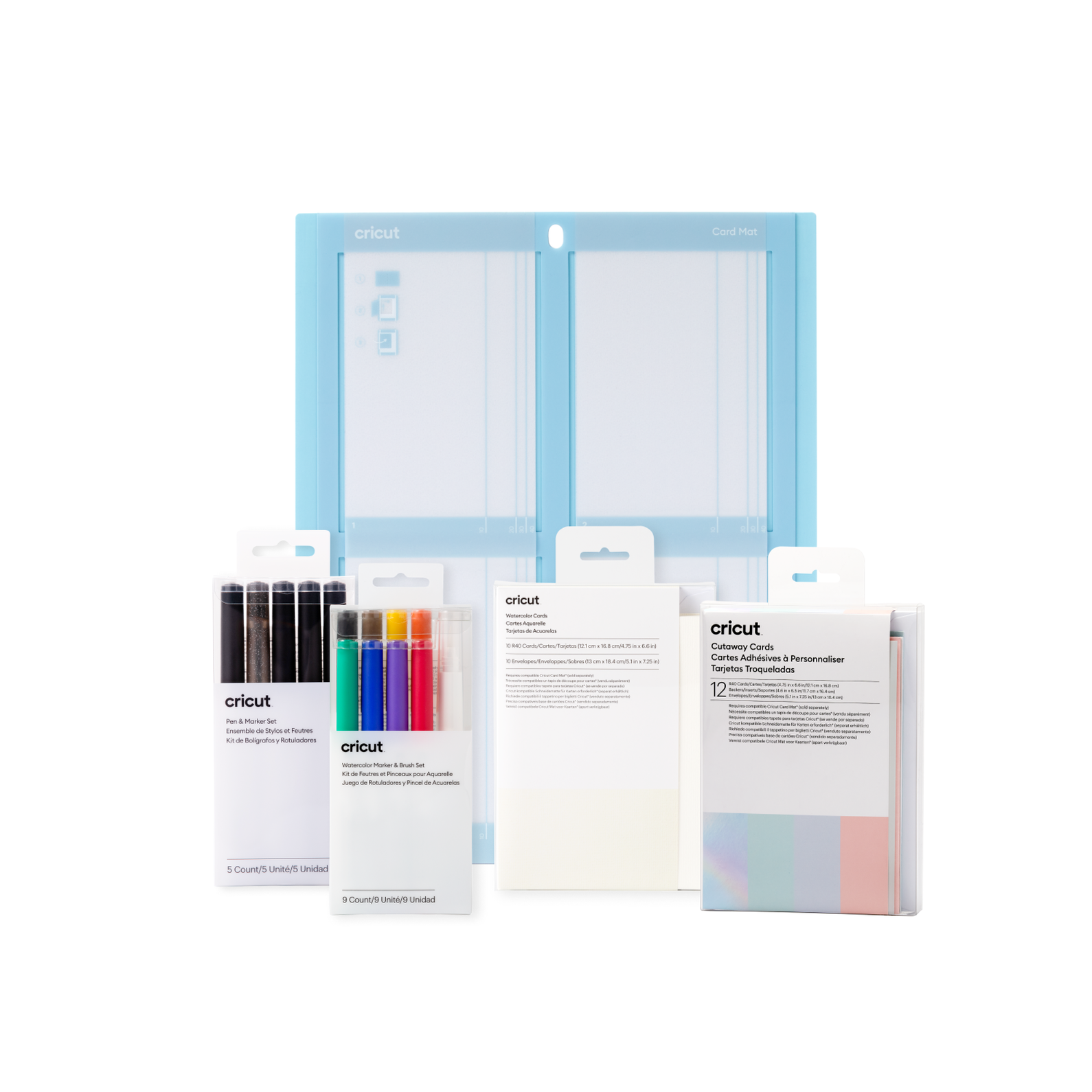 Cricut® Card-Making Bundle – Cutaway & Watercolor Cards + Pens & Tools