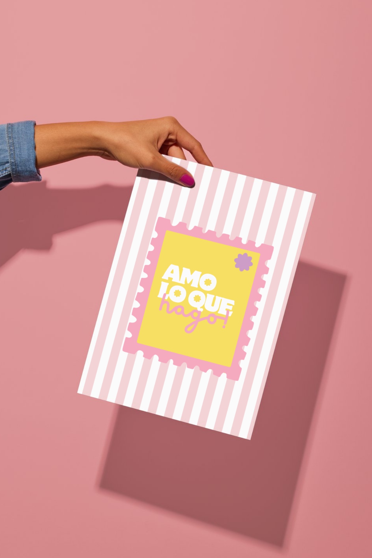 Amo Lo Que Hago Postcard | Spanish Motivational Card 4x6