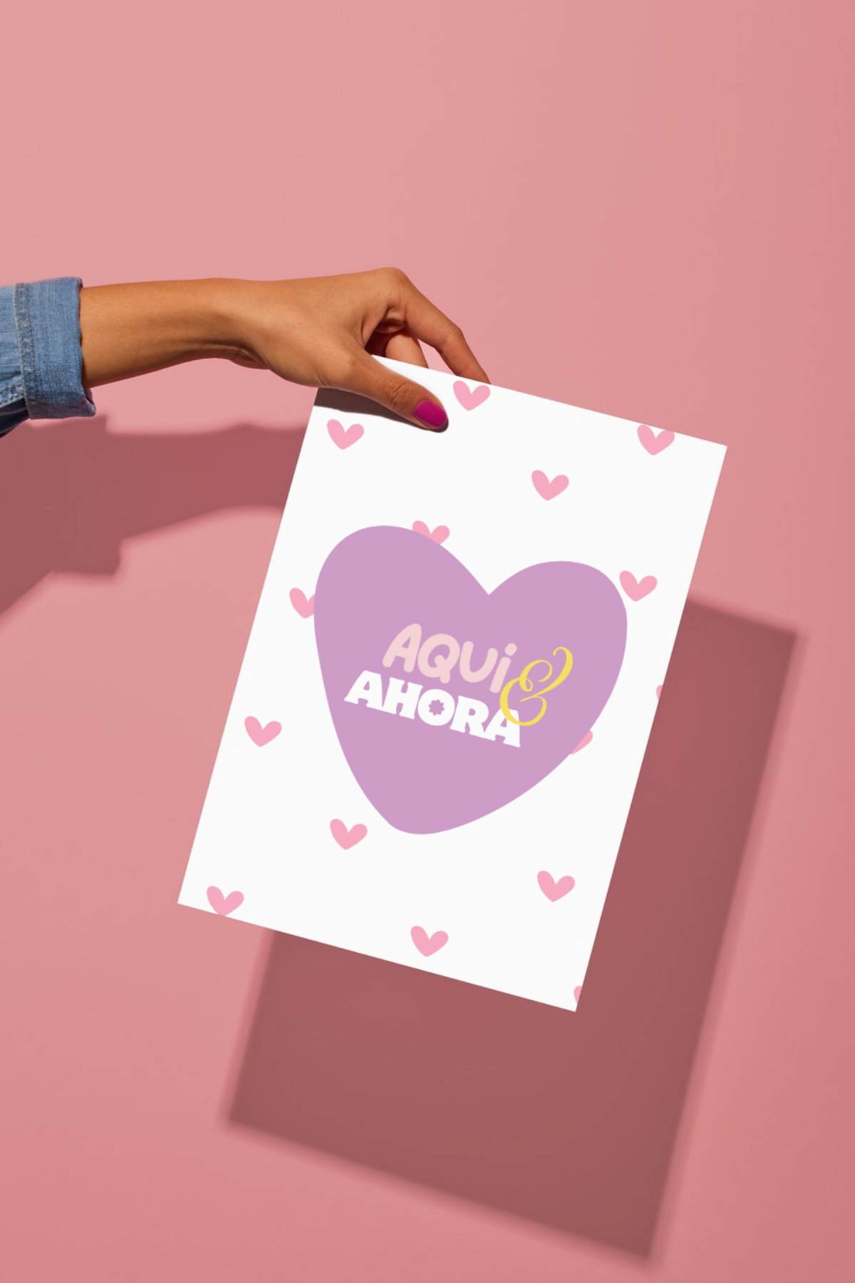 Aquí & Ahora Postcard | Romantic Spanish Love Card 4x6