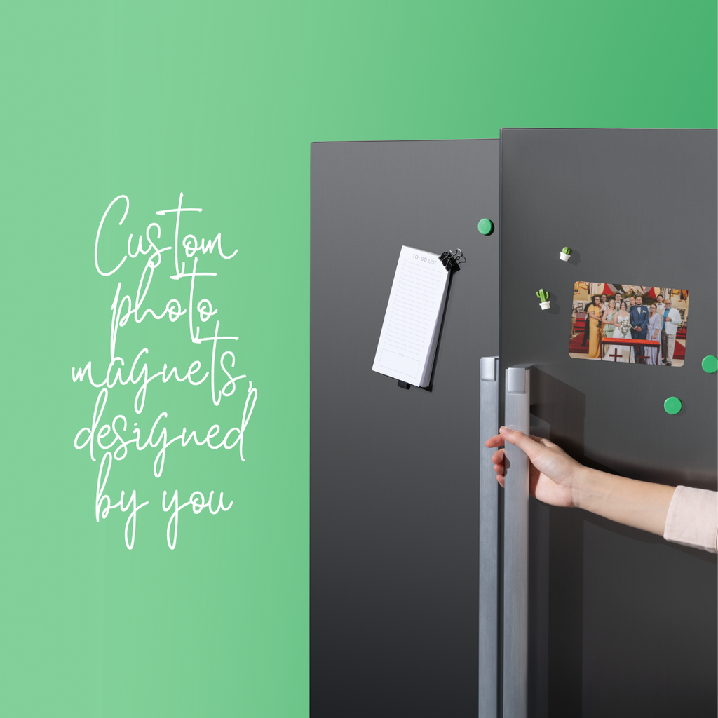 Custom Photo Magnets – Personalized Round or Square, 2” & 3” Sizes.