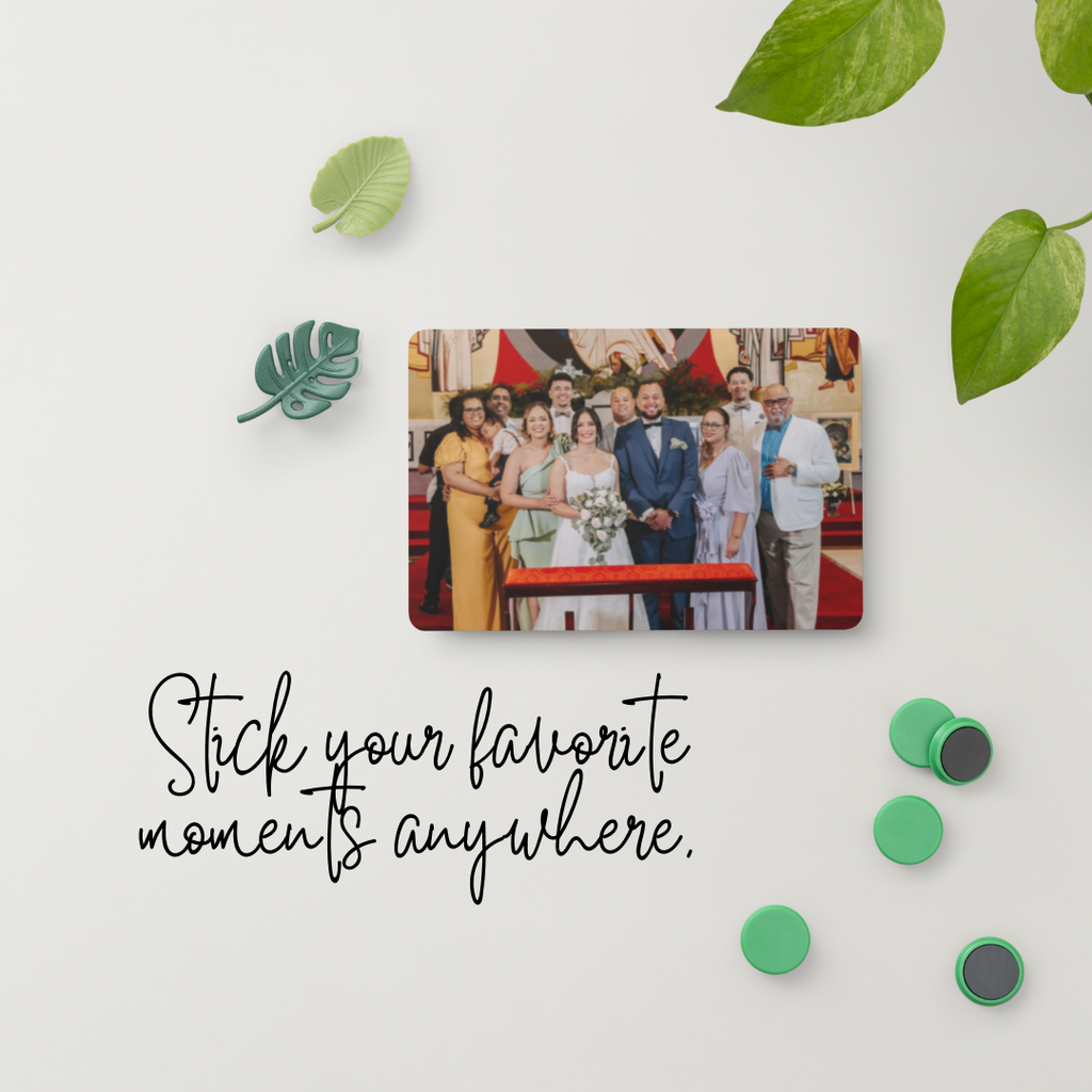 Custom Photo Magnets – Personalized Round or Square, 2” & 3” Sizes.