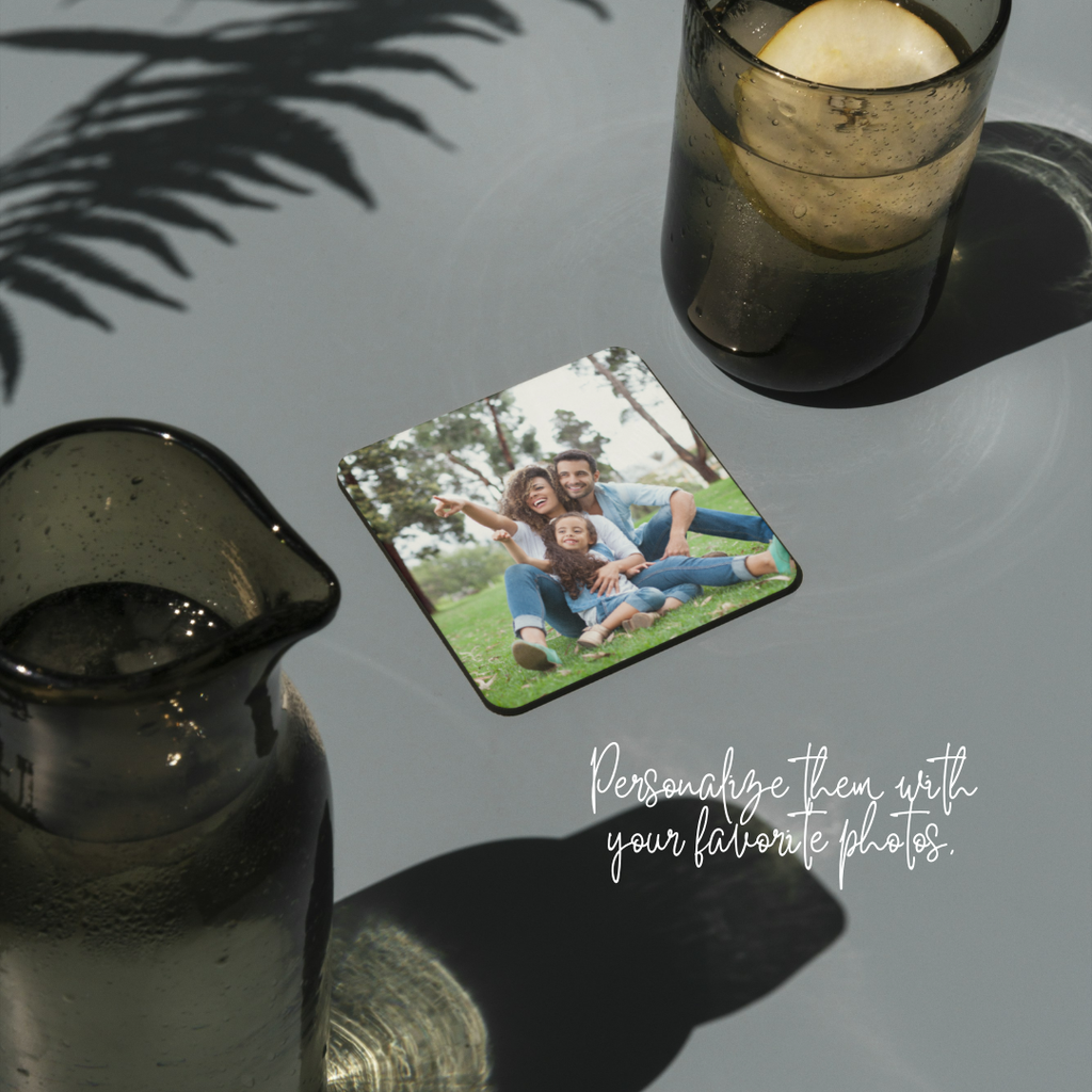 Custom Square Coasters (Set of 4) – 3.7”.