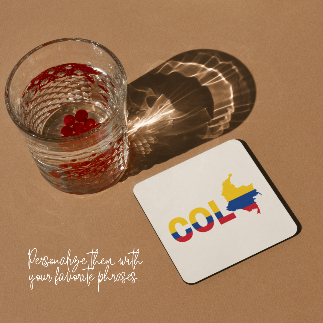 Custom Square Coasters (Set of 4) – 3.7”.