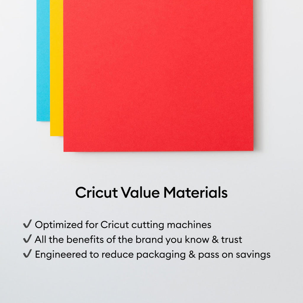 Cricut Value Cardstock – Bright Bows Sampler (80 Sheets, 8.5” x 11”)