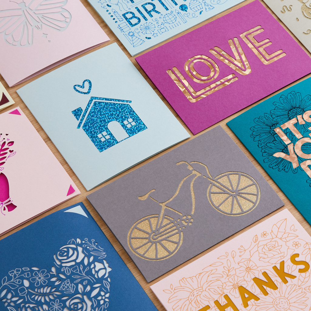 Cricut® Card-Making Bundle – Cutaway & Watercolor Cards + Pens & Tools