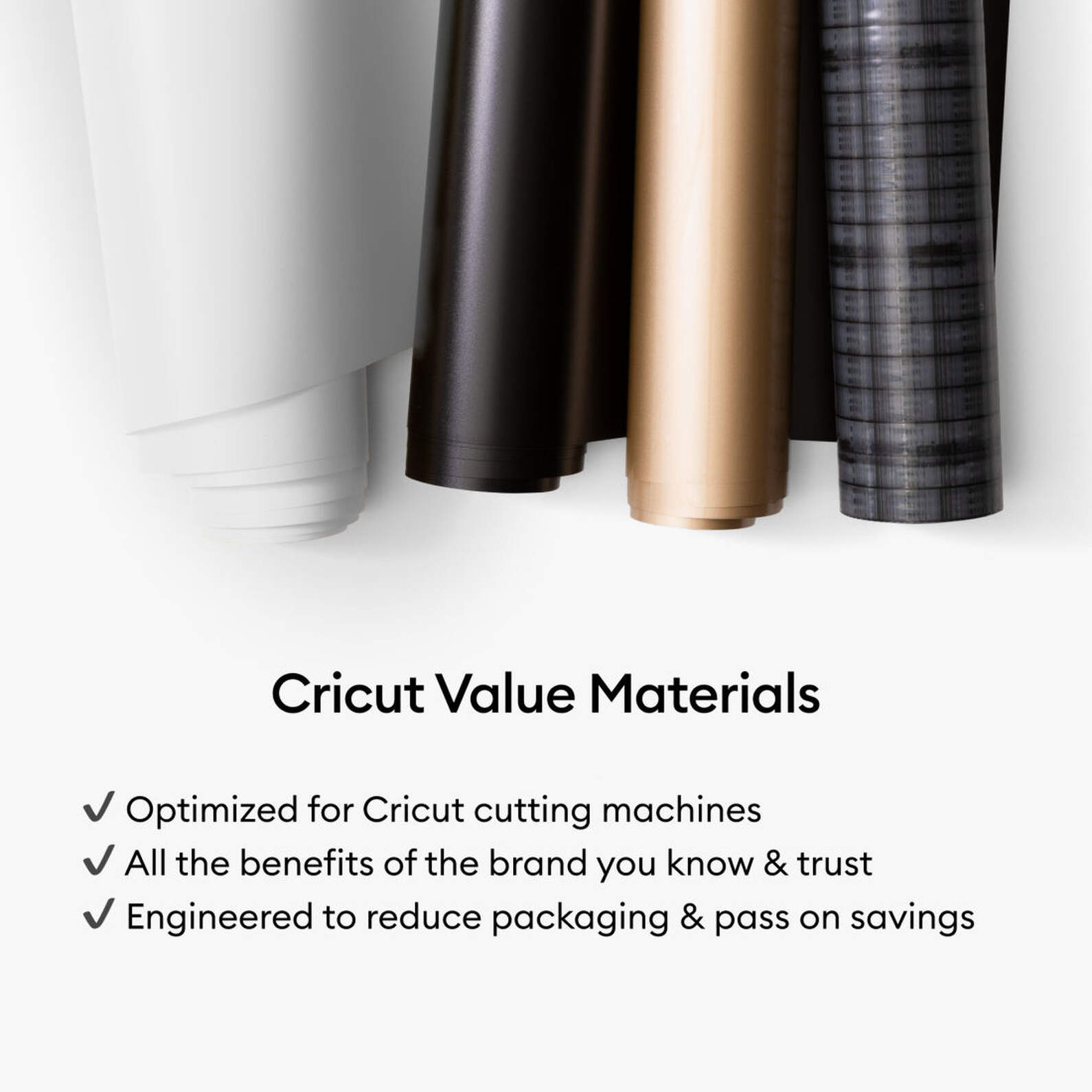 Cricut® Value Vinyl – Rainbow Sampler (10 Rolls, 12" x 5 ft)