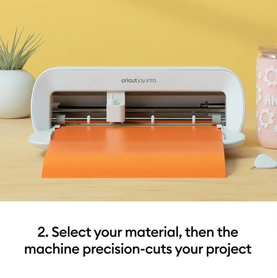 Cricut Joy Xtra Smart Cutting Machine Bundle with Vinyl, Tools & Transfer Tape