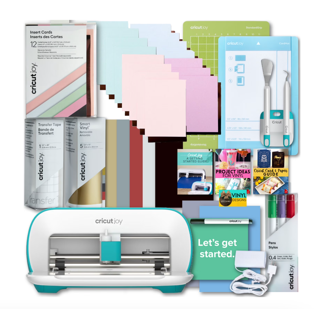 Cricut Joy Smart Machine Bundle with Tools, Vinyl & Cards – Beginner DIY Kit