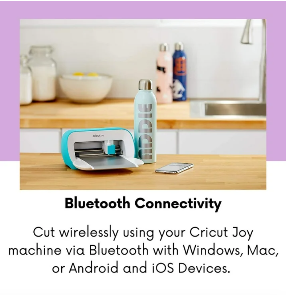 Cricut Joy Smart Machine Bundle with Tools, Vinyl & Cards – Beginner DIY Kit
