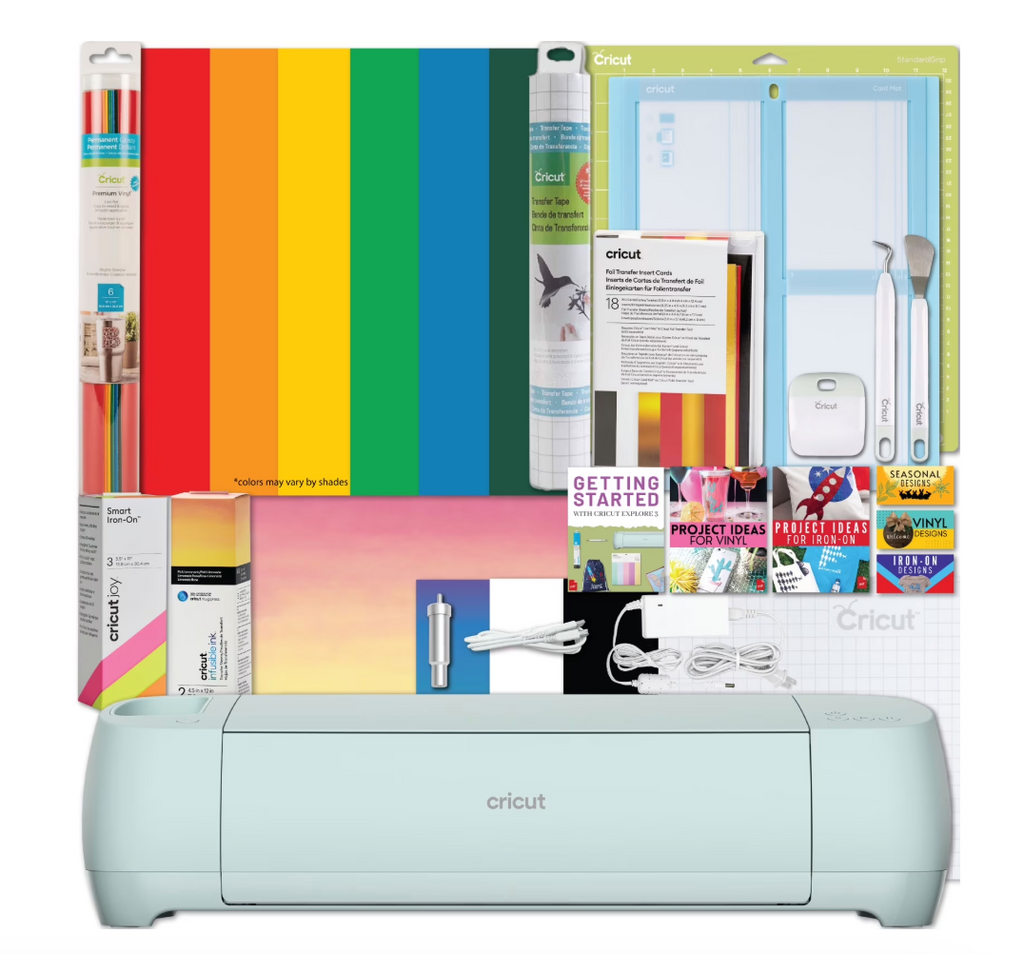 Cricut Explore 3 Smart Cutting Machine Bundle with Ultimate Material Sampler Set