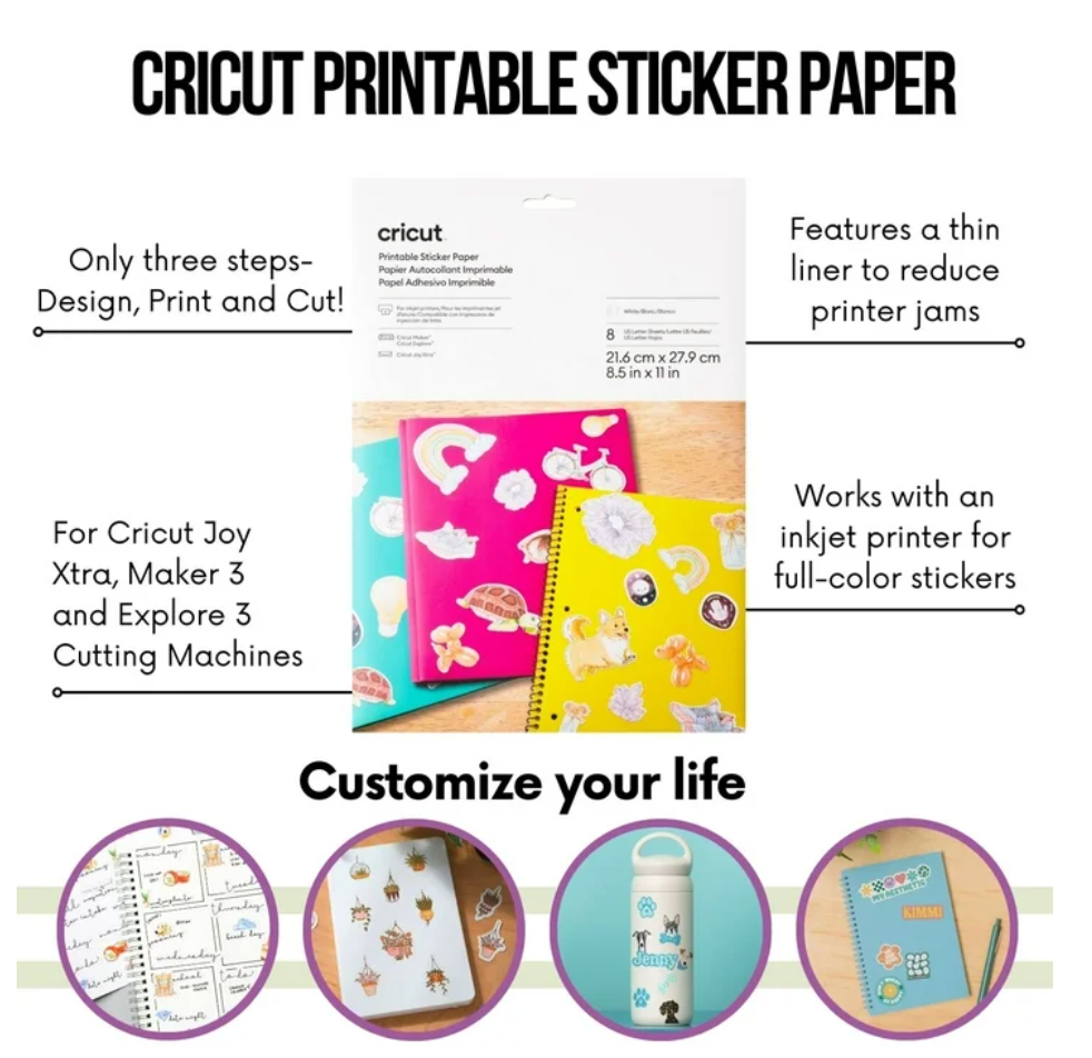 Cricut All-in-One Deluxe Materials & Accessories Bundle – Vinyl, Iron-On, Infusible Ink & More (74 Pieces)