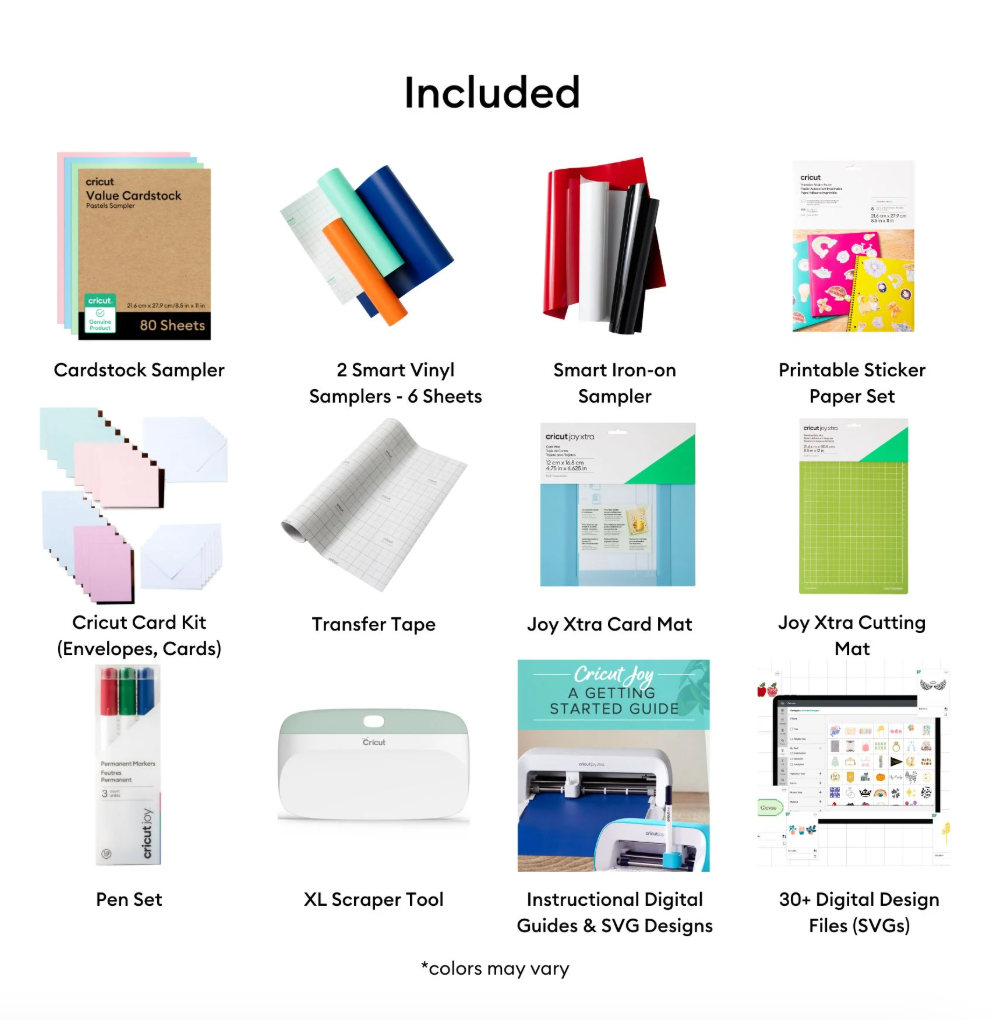 Cricut Joy Xtra Ultimate All-in-One Materials & Accessories Bundle (115+ Pieces)