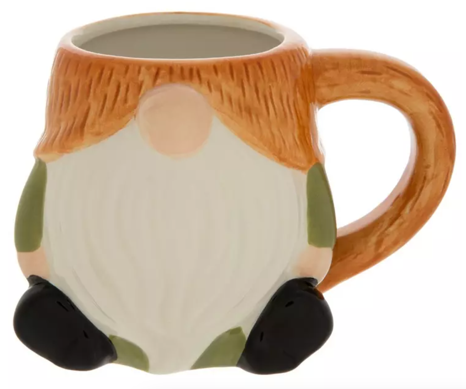 Green Gnome Ceramic Mug – 18oz Whimsical Fall & Holiday Drinkware
