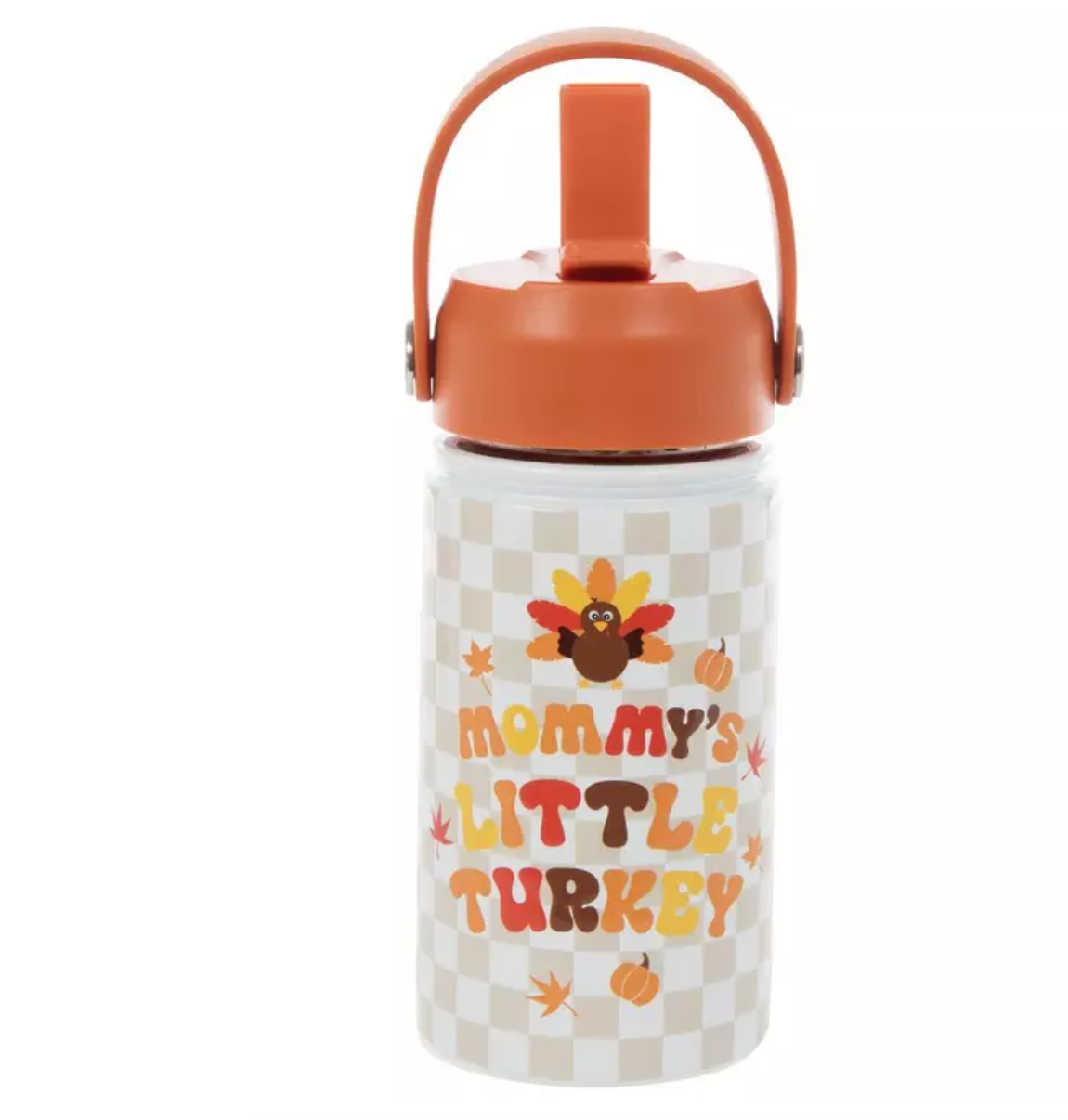 Mommy's Little Turkey Stainless Steel Kids Water Bottle – 11oz