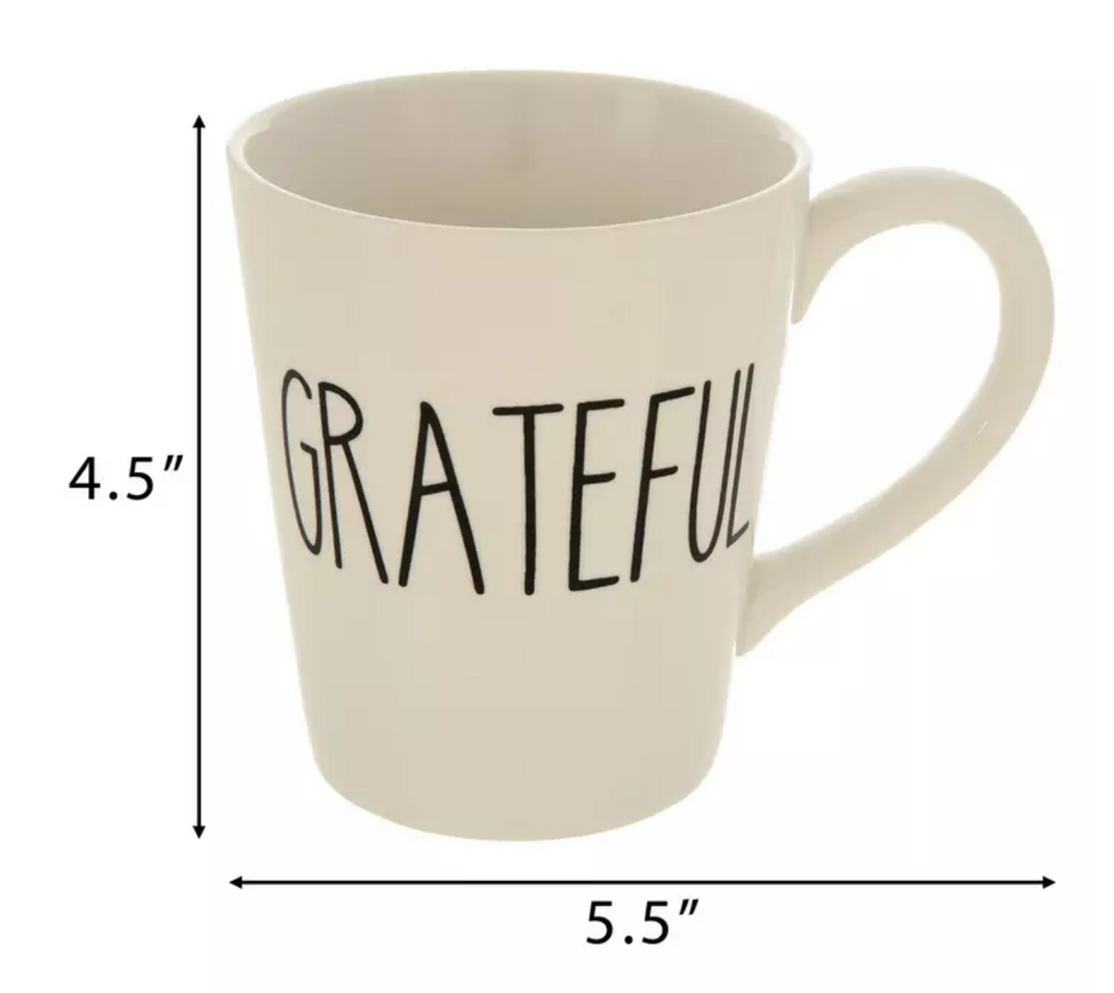 Grateful Mug – 18oz Ceramic Fall Coffee Cup