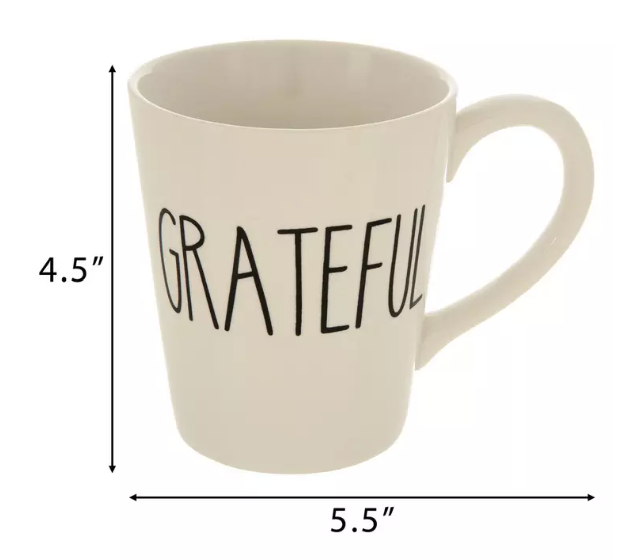 Grateful Mug – 18oz Ceramic Fall Coffee Cup