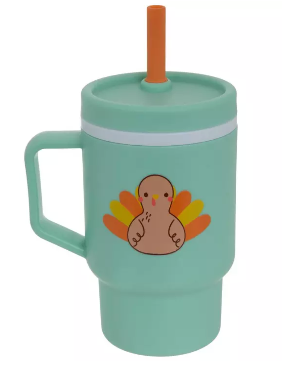 Turkey My First Tumbler – Baby Training Cup with Straw (10oz)
