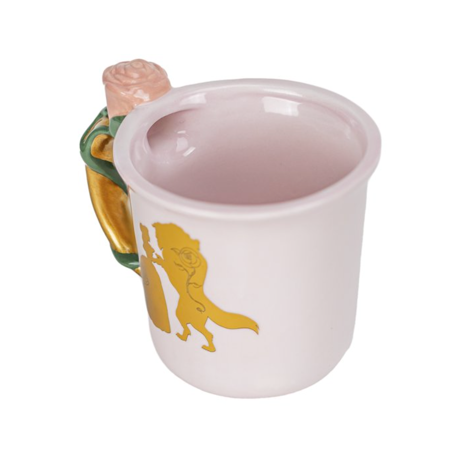 Beauty and the Beast Belle Sculpted Handle Mug – 15 oz | Customizable