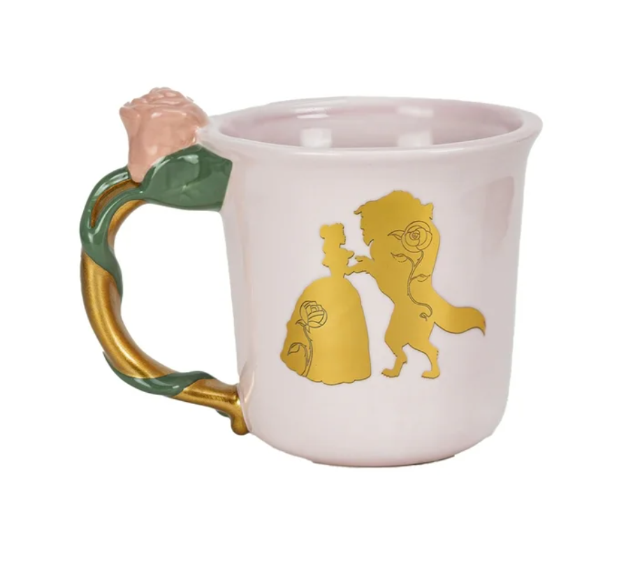 Beauty and the Beast Belle Sculpted Handle Mug – 15 oz | Customizable