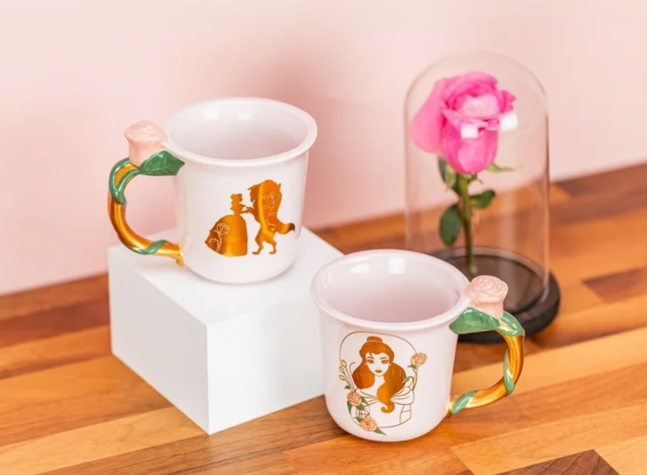 Beauty and the Beast Belle Sculpted Handle Mug – 15 oz | Customizable