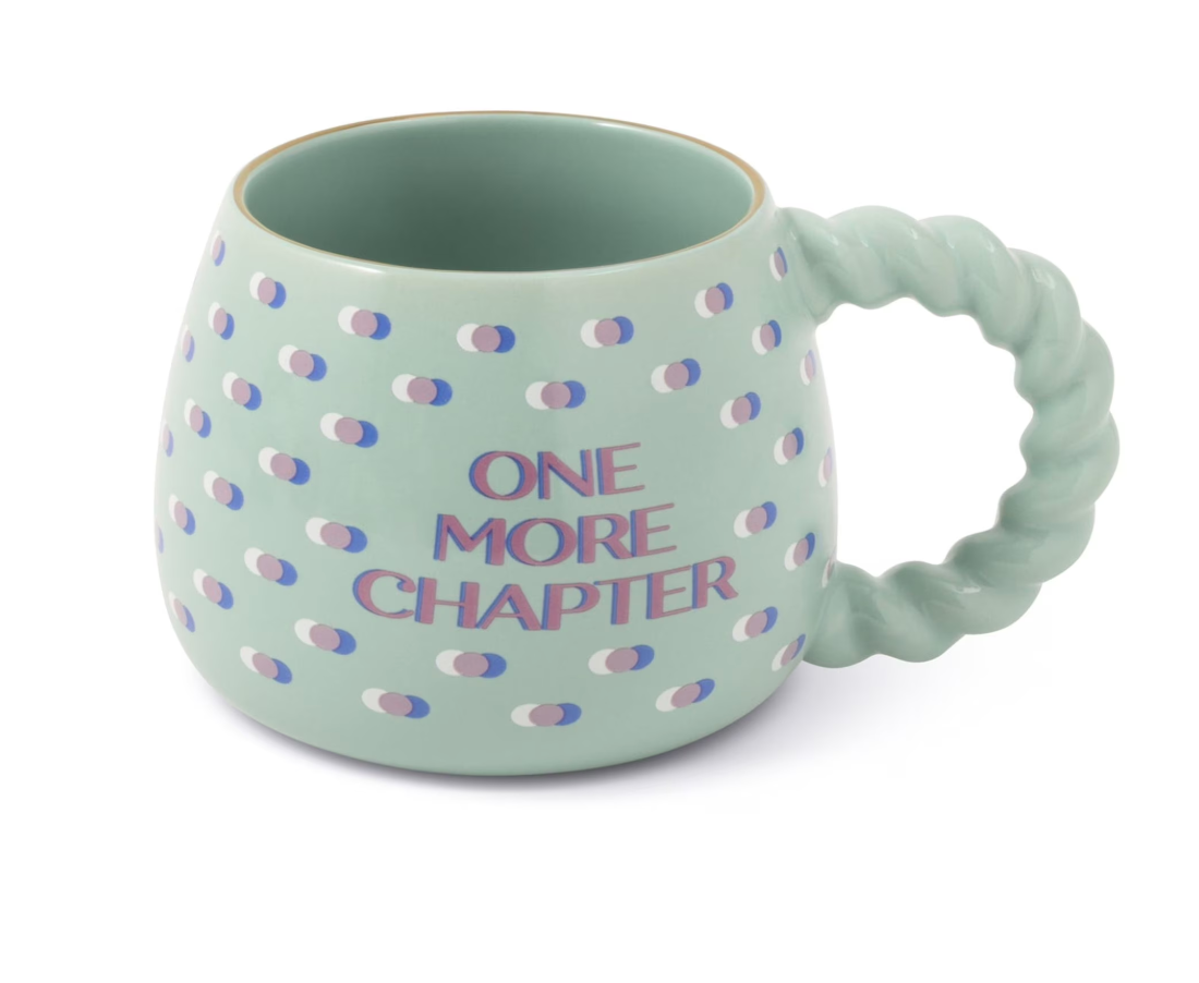 Book Lover Coffee Cup + 7.25” x 5” Decorative Wood Sign Set