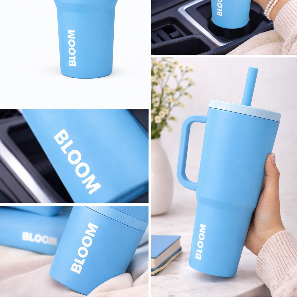 Bloom Basic™ 20 oz Insulated Tumbler - Sky Blue