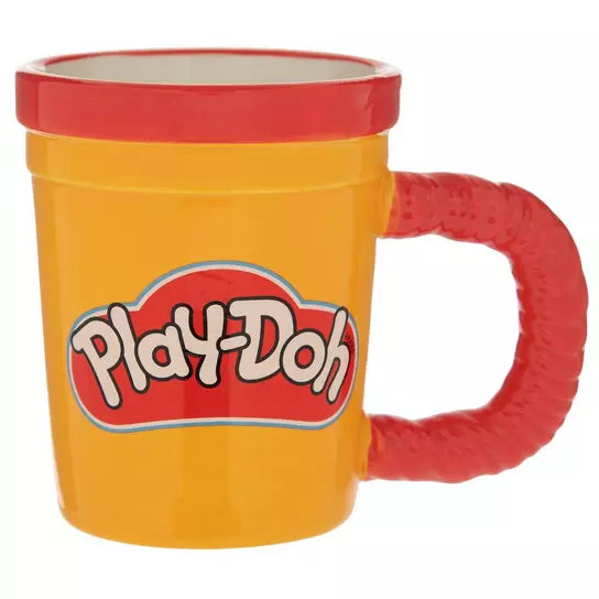 Play-Doh Ceramic Mug – Nostalgic Yellow Coffee Cup (12oz)