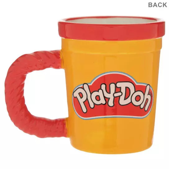Play-Doh Ceramic Mug – Nostalgic Yellow Coffee Cup (12oz)