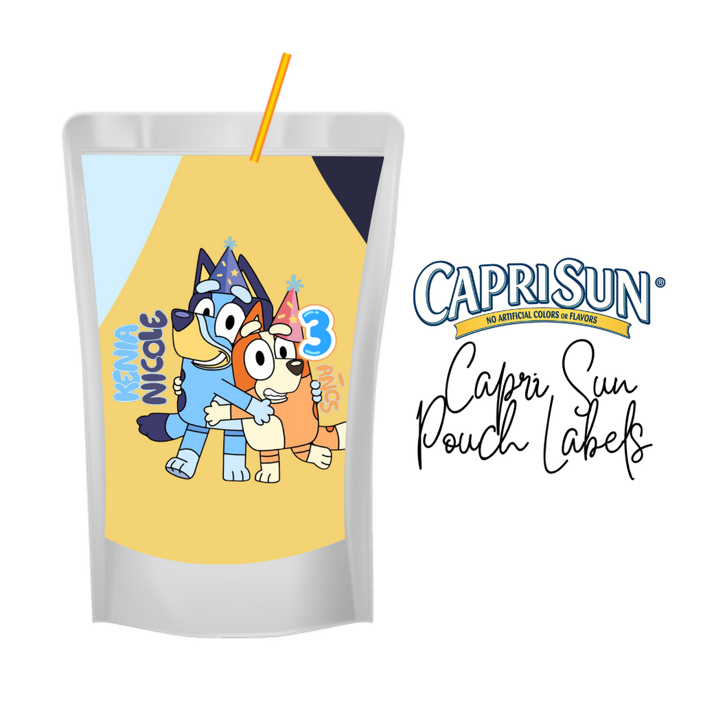 Custom Capri Sun Pouch Labels – Personalized Party Drink Pouches.