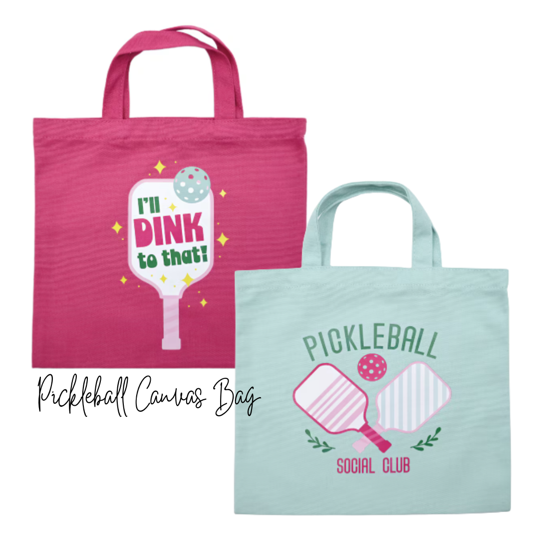 Pickleball Canvas Bag – 15.75"
