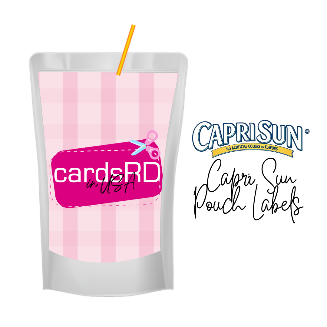 Custom Capri Sun Pouch Labels – Personalized Party Drink Pouches.