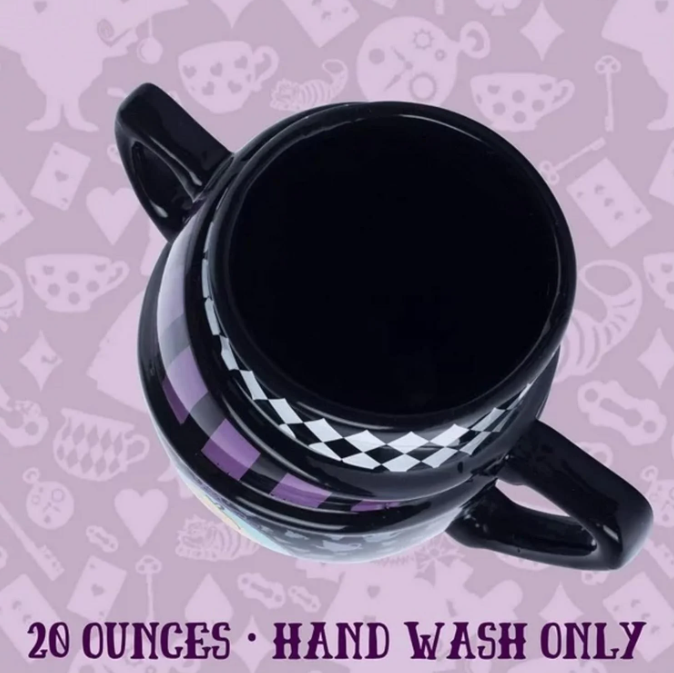 Alice in Wonderland 3D Sculpted Ceramic Coffee Mug – 20 oz