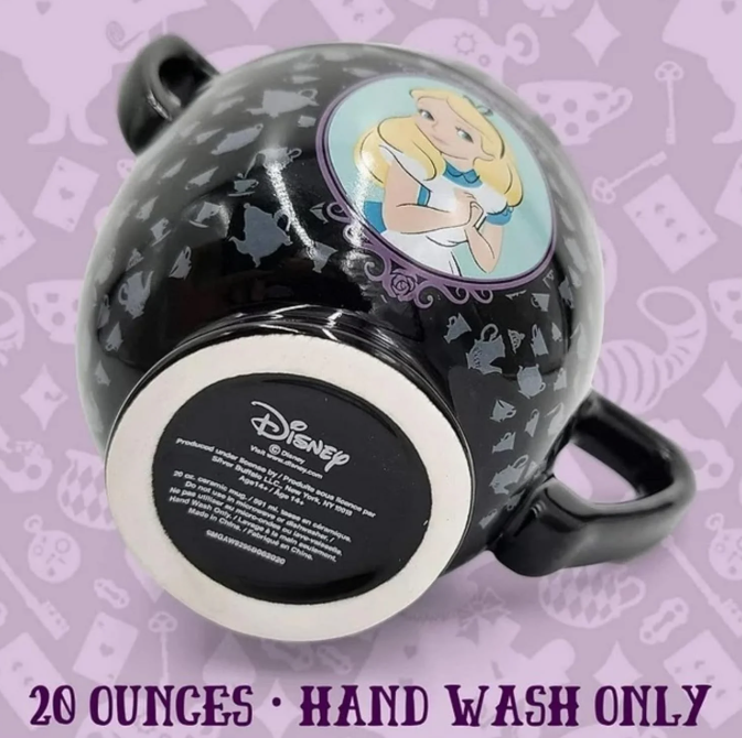Alice in Wonderland 3D Sculpted Ceramic Coffee Mug – 20 oz