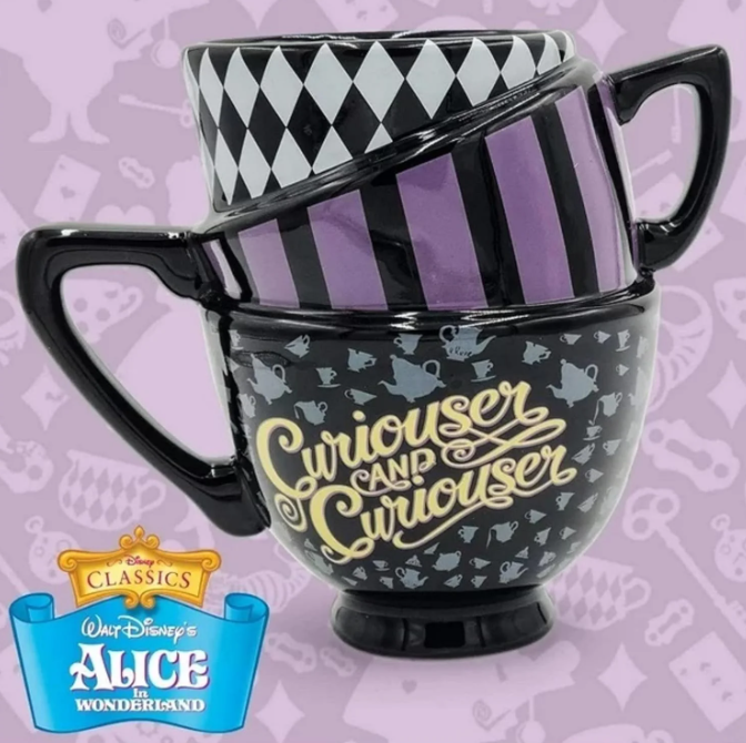 Alice in Wonderland 3D Sculpted Ceramic Coffee Mug – 20 oz