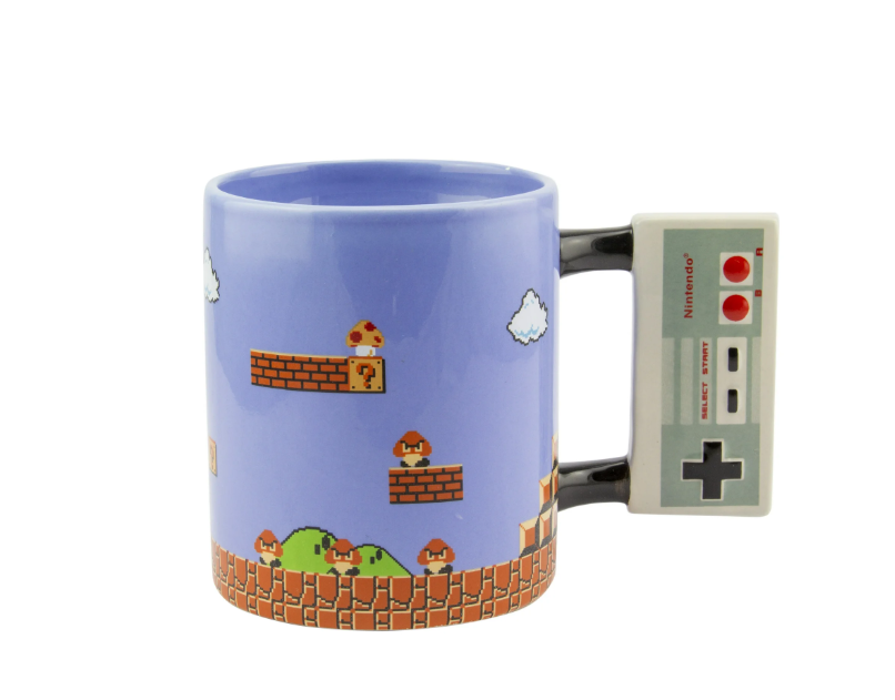 Retro Gaming Controller Shaped Ceramic Mug – 10 oz