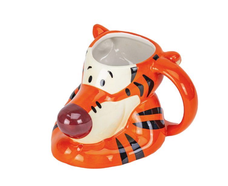 Tiger Sculpted Ceramic Mug – Fun Animal Coffee Cup, 12 oz