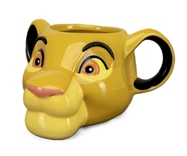Lion Cub Shaped Ceramic Mug – Collectible Coffee Cup, 12 oz