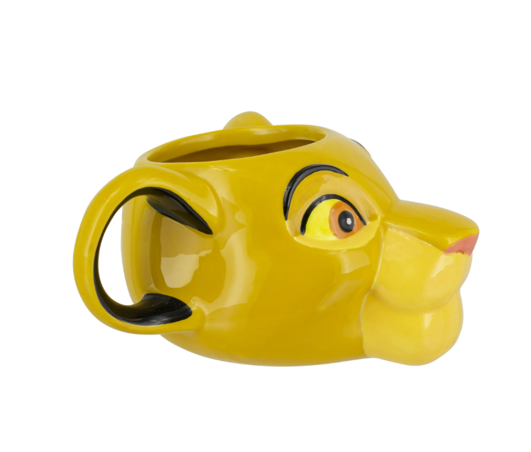 Lion Cub Shaped Ceramic Mug – Collectible Coffee Cup, 12 oz