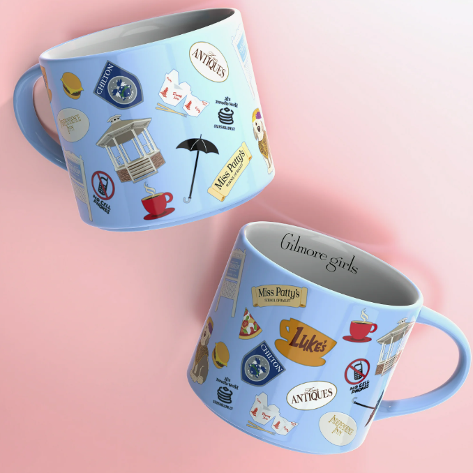 Modern Ceramic Coffee Mug – 15 oz – Gilmore Girls Inspired