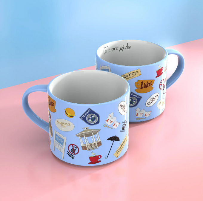 Modern Ceramic Coffee Mug – 15 oz – Gilmore Girls Inspired