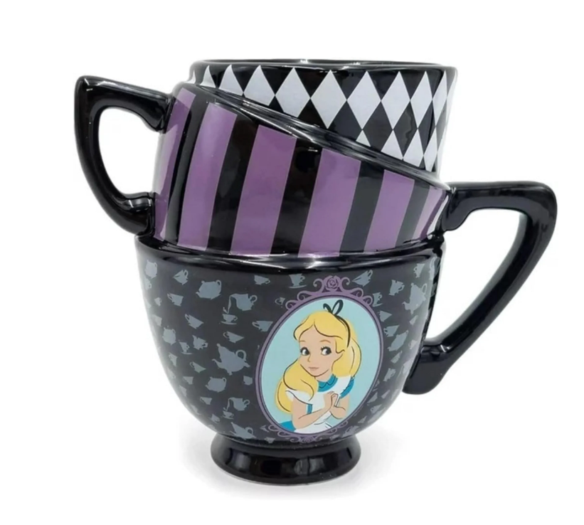 Alice in Wonderland 3D Sculpted Ceramic Coffee Mug – 20 oz