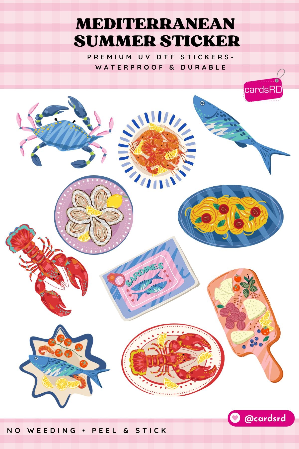 Mediterranean Summer Aesthetic Sticker Pack ✨ (3 Sheets + Santorini Bonus)