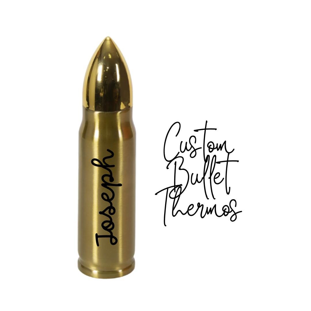 Custom Bullet Thermos – Stainless Steel 17oz.