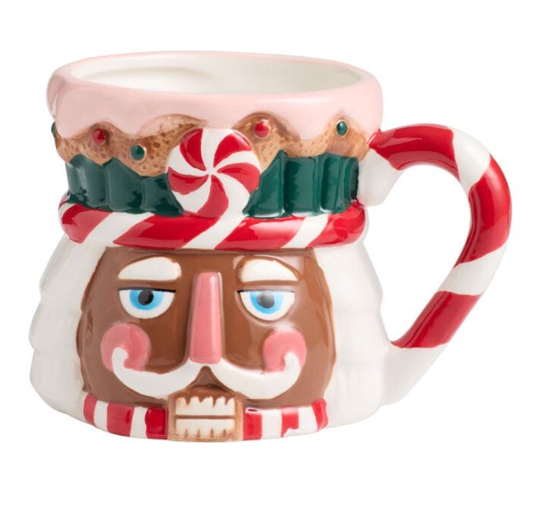 Christmas Nutcracker Mug – Hand Painted Holiday Coffee Cup | Festive Soldier Ceramic Gift