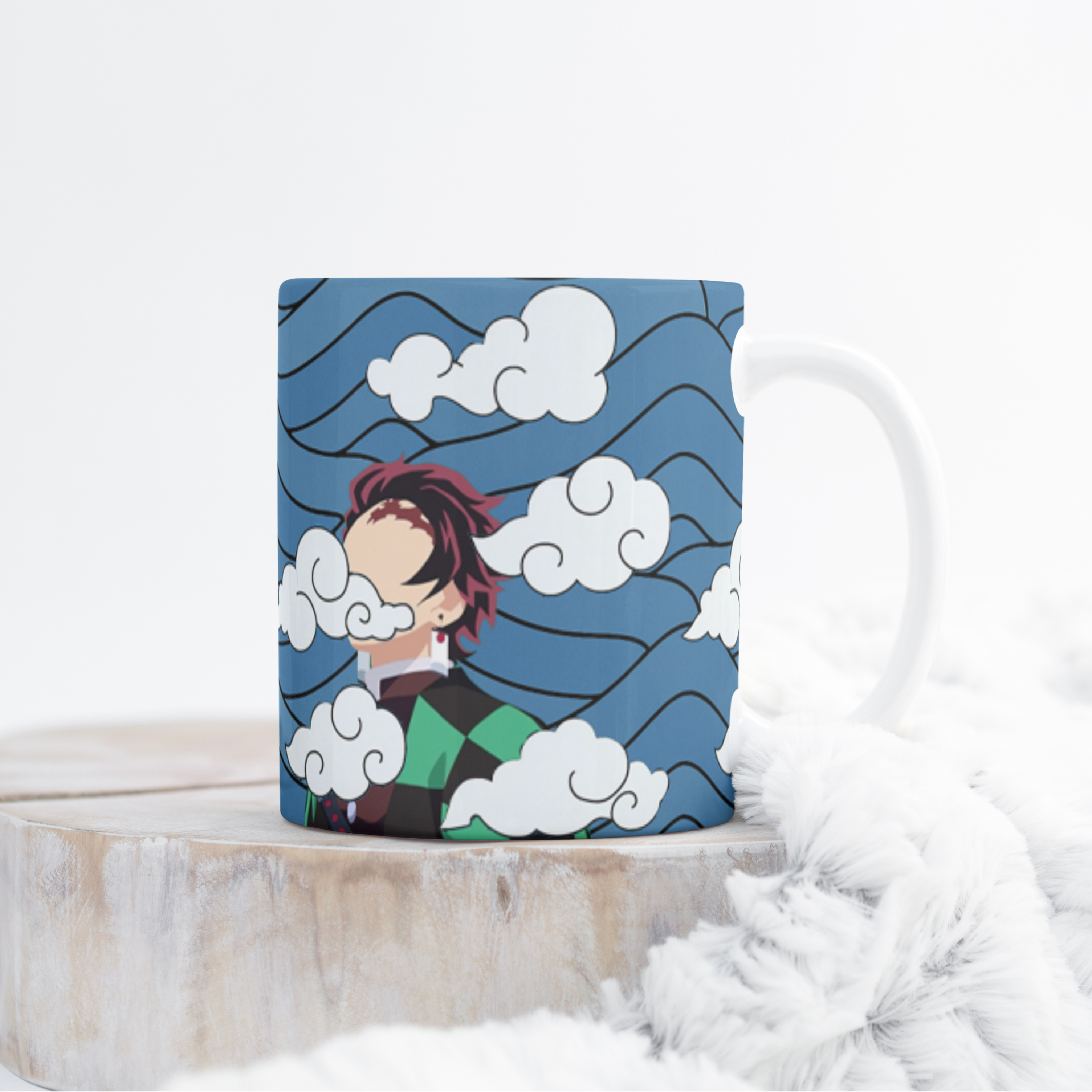 Custom Demon Slayer Sublimation Mug – 12 oz