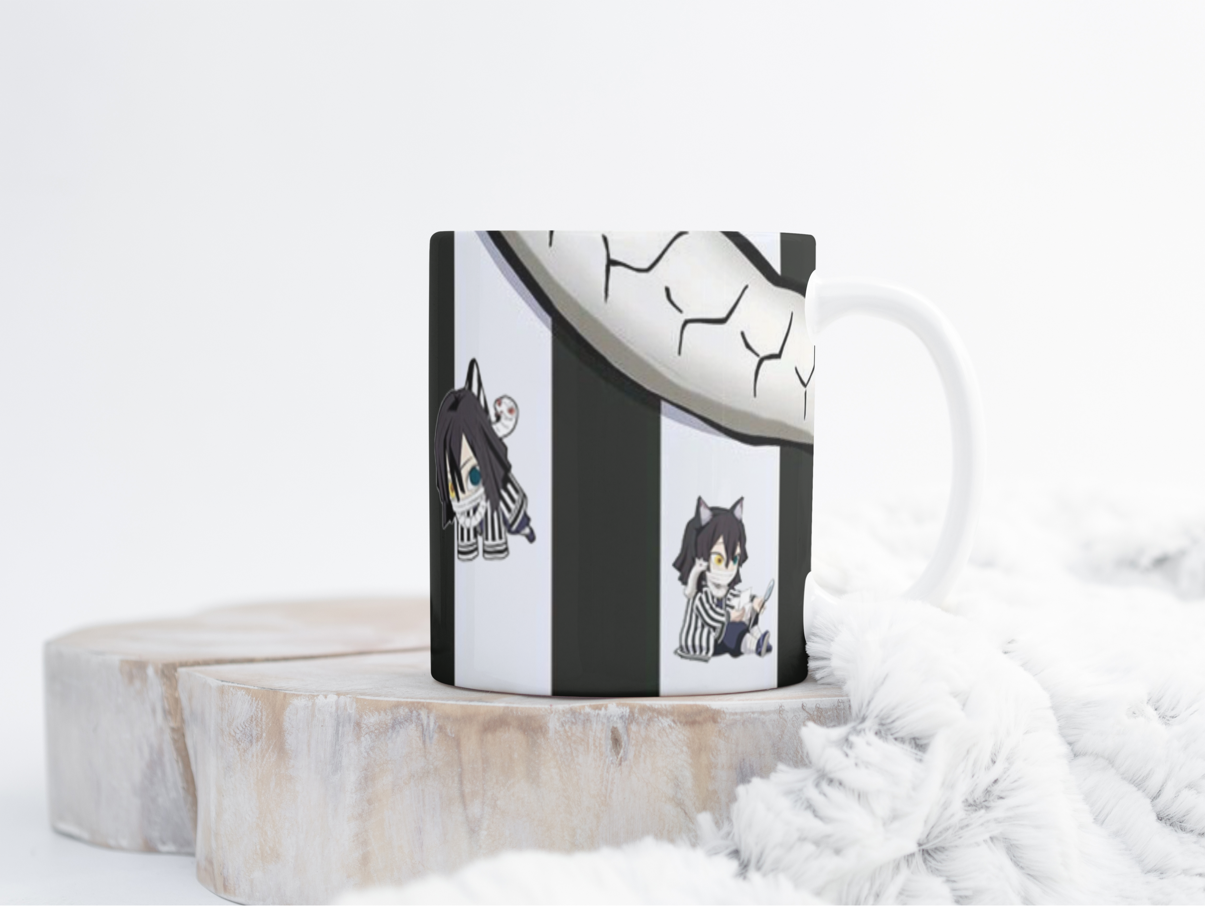 Custom Demon Slayer Sublimation Mug – 12 oz