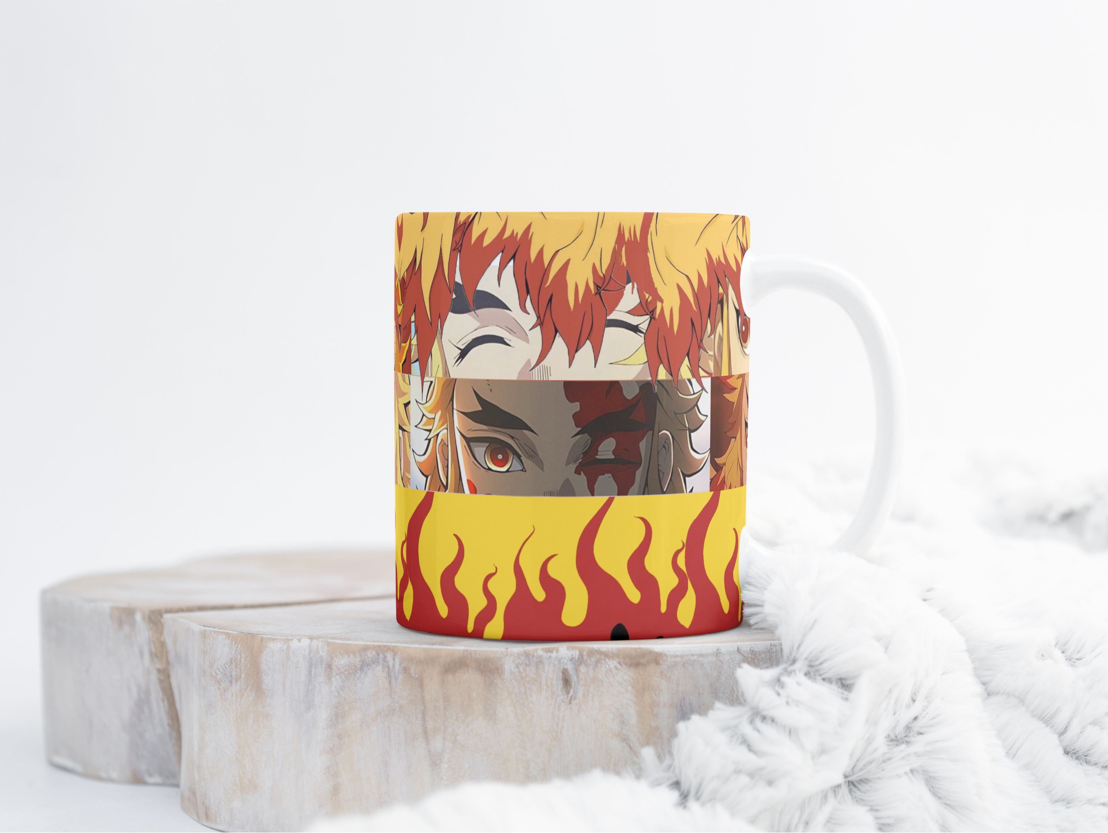 Custom Demon Slayer Sublimation Mug – 12 oz